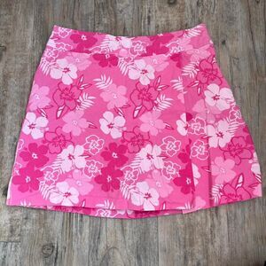 Sonoma Goods for Life Skort Y2K Hawaiin Women's M 10 Pink